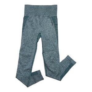 Gymshark light green gray full length seamless leggings women’s size XS